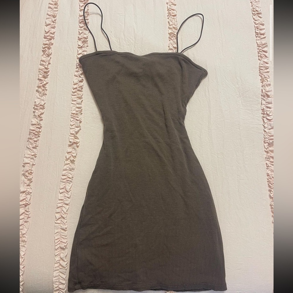 Brown Mini Dress